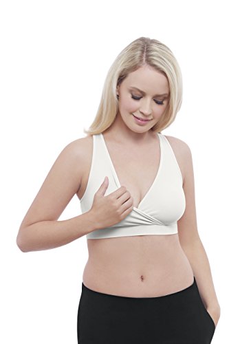 Medela Women's Standard Nursing Sleep Bra, White, Medium
