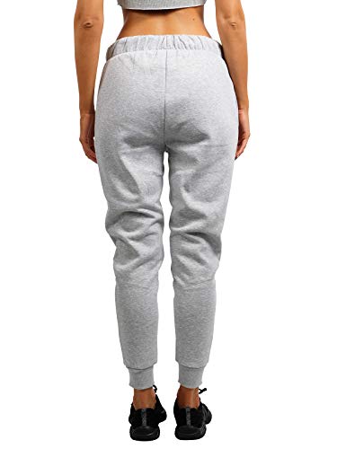 Ultra Game NBA Golden State Warriors Womens Jogger Pants Active Basic Fleece Sweatpants , Heather Gray, Medium