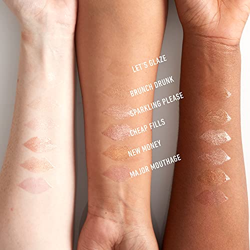 NYX PROFESSIONAL MAKEUP Filler Instinct Plumping Lip Polish, Lip Plumper Gloss - Cheap Fills (Bronze Gold)