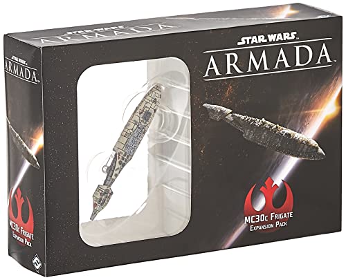Fantasy Flight Games Star Wars Armada MC30c Frigate EXPANSION PACK | Miniatures Battle Game | Strategy Game for Adults and Teens | Ages 14+ | 2 Players | Avg. Playtime 2 Hours