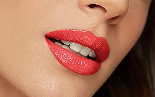 Pupa Milano I Am Pure-Colour Lipstick - Intense Color And Absolute Brightness - High Concentration Of Pigments - Lightweight And Flawless - Melts Perfectly On Lips - 208 Sunny Coral - 0.123 OZ