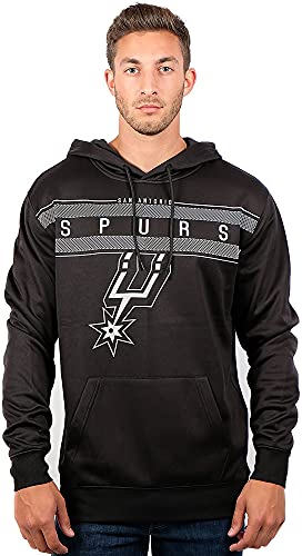 Ultra Game NBA Men's Fleece Midtown Pullover Sweatshirt, Black, X-Large