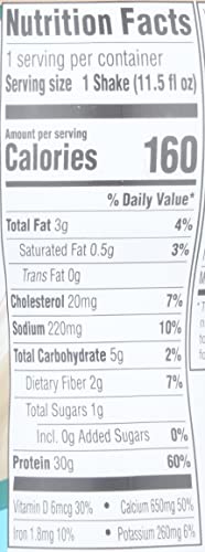 Premier Protein Shake, Café Latte, 30g Protein, 1g Sugar, 24 Vitamins and Minerals, Nutrients to Support Immune Health 11.5 fl oz, 12 Pack