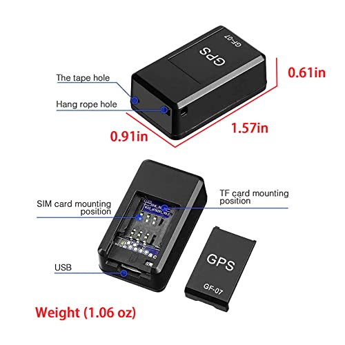 GPS Tracker for Vehicle,Magnetic Mini GPS Tracker Locator Real Time, No Subscription,Anti-Theft Micro GPS Tracking Device with Free App for Cars, Kids, Elderly, Wallet, Luggage
