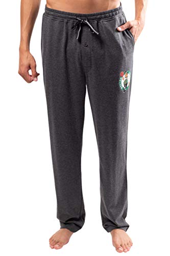 Ultra Game NBA Boston Celtics Mens Sleepwear Super Soft Pajama Loungewear Pants, Heather Gray, XX-Large