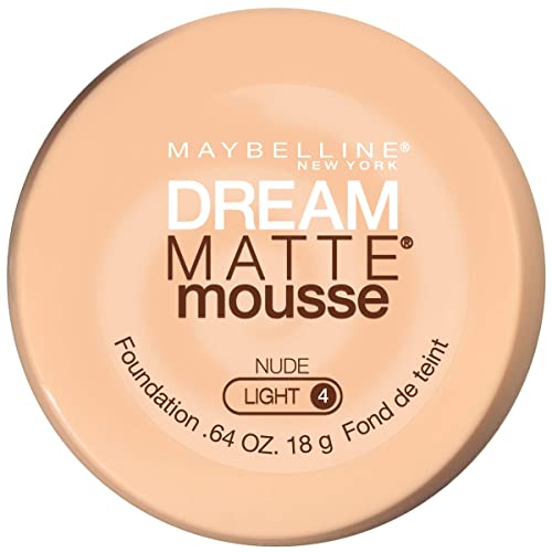 Maybelline Dream Matte Mousse Foundation, Nude, 0.64 oz.