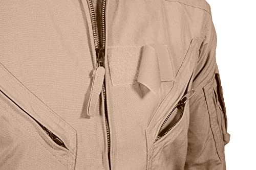 Propper Men's CWU 27/P Nomex Flight Suit, AF Tan, 40 Long