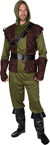 Capital Costumes Men's Authentic Robin Hood Costume, Large, Forest Green