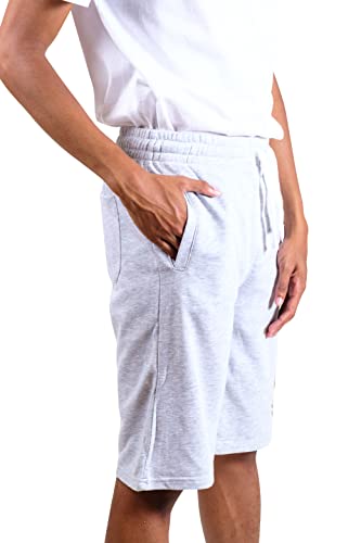 Ultra Game NBA Milwaukee Bucks Mens French Terry Shorts, Heather Gray, X-Large