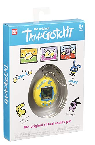 Tamagotchi Electronic Game, Yellow/Blue