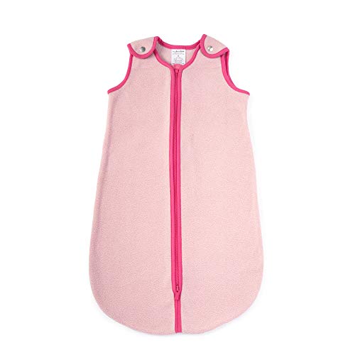 baby deedee Sleep Nest Fleece Baby Sleeping Bag, Sweet Pink, 0-6 Month