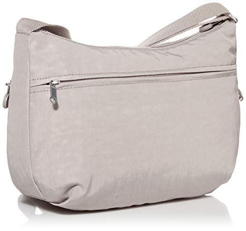 Kipling womens Izellah Crossbody Bag, Grey Gris, 12.25 L X 9.25 H X 5 D US