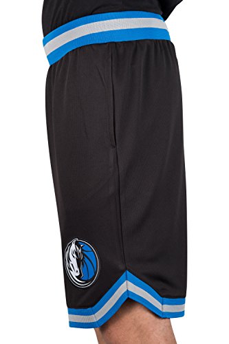Ultra Game NBA Dallas Mavericks Mens Woven Basketball Shorts, Team Color, XX-Large