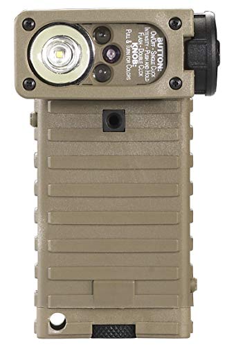 Streamlight 14032 Sidewinder 55-Lumens Military Tactical Flashlight with Articulating Head and Batteries, Coyote