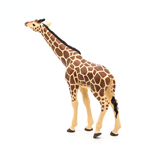 Papo -Hand-Painted - Figurine -Wild Animal Kingdom - Head Raised Giraffe -50236 -Collectible - for Children - Suitable for Boys and Girls- from 3 Years Old