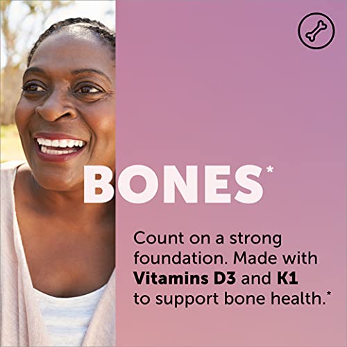 SmartyPants Multivitamin for Women 50+: Omega-3 DHA, Zinc for Immunity, Vitamins D3, C, B6, Biotin, Folate, Vitamin B12, Vitamin A for Eyes, One Per Day, 30 Capsules, 30 Day Supply