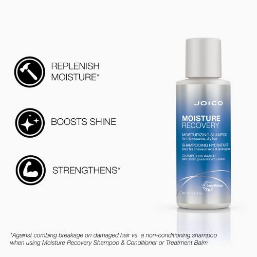 Moisture Recovery Moisturizing Shampoo | For Thick, Coarse, Dry Hair | Restore Moisture, Smoothness, Strength, and Elasticity | Reduce Breakage | With Jojoba Oil and Shea Butter | 1.7 Fl Oz