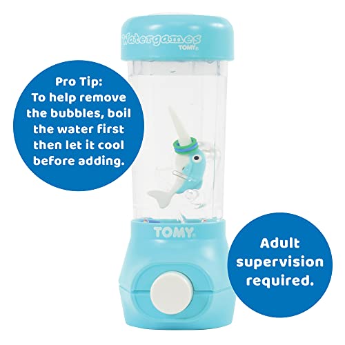 Classic TOMY Handheld Water Game - Kids Fidget Toys - Water Sensory Toys - Dolphin