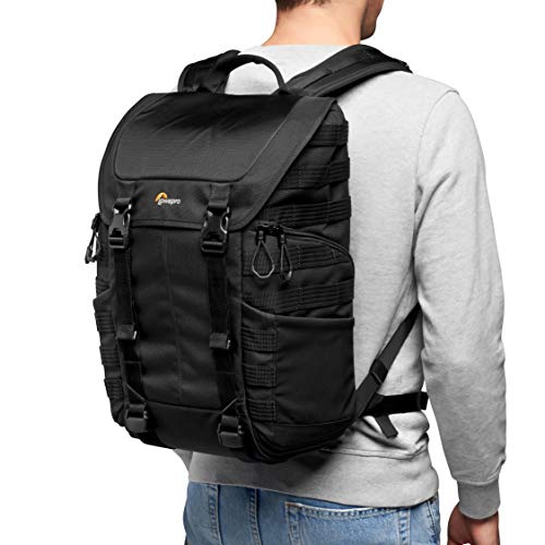 Lowepro ProTactic BP 300 AW II Mirrorless and DSLR Backpack - with QuickShelf Divider System - Camera Gear to Personal belongings - for Mirrorless Like Sony Apha9 - LP37265-PWW