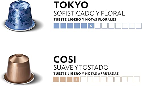 Nespresso Capsules OriginalLine, Variety Pack, Mild, Medium, Dark Roast Espresso Coffee, 50 Count Coffee Pods, Brews 3.7 ounce and 1.35 ounce (ORIGINAL LINE ONLY)