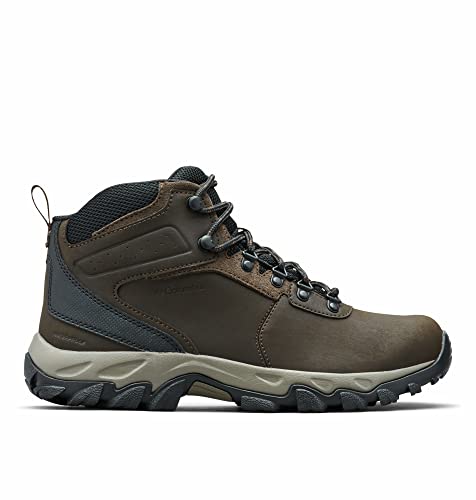 Columbia mens Newton Ridge Plus Ii Waterproof Hiking Boot, Cordovan/Squash, 11.5 US