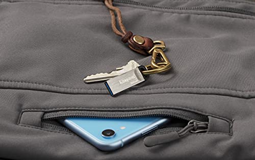 Kingston DataTraveler Kyson 64GB High Performance USB 3.2 Metal Flash Drive | Speeds up to 200MB/s | DTKN/64GB