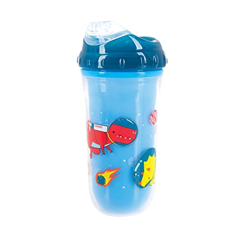 Nuby No-Spill Insulated Cool Sipper, 9 Ounce (Pack of 1) Colors May Vary