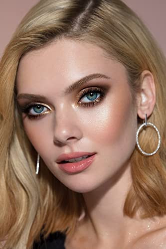 LORAC Lux Diamond Crème Eye Shadow | Metallic Shimmer Eyeshadow Powder | Suede Brown