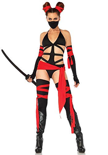Leg Avenue womens Adult Sized Costumes, Black/Red, Small US