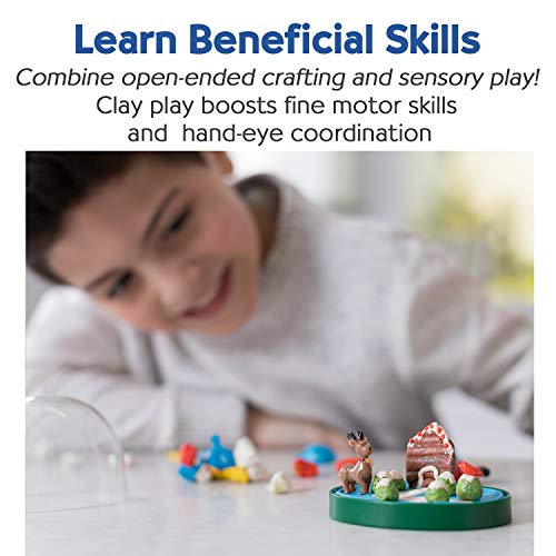 Creativity for Kids Holiday Craft Kit - Makes 3 DIY Christmas and Holiday Snow Globes for Kids