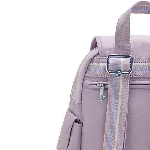 Kipling Women's City Pack Mini Backpack, Lightweight Versatile Daypack, School Bag, Gentle Lilac, 10.75'' L x 11.5'' H x 5.5'' D
