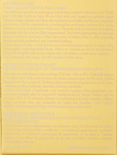 Peter Thomas Roth | 24K Gold Mask | Pure Luxury Lift and Firm, Anti-Aging Gold Face Mask, Helps Lift, Firm and Brighten the Look of Skin, 5 Fl Oz (Pack of 1)