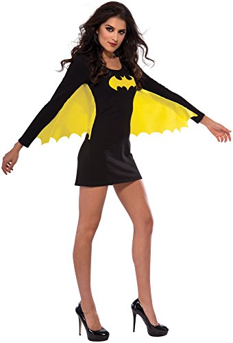 Rubie's Women's DC Comics Superhero Style Batgirl Costume Dress With Wings, As Shown, Small