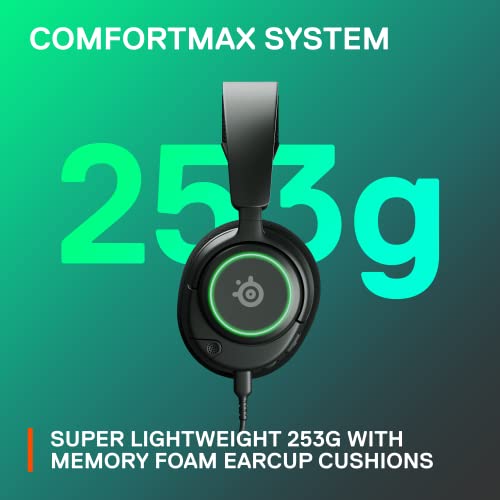 SteelSeries New Arctis Nova 3 Multi-Platform Gaming Headset - Signature Arctis Sound - ClearCast Gen 2 Mic - PC, PS5/PS4, Xbox Series X|S, Switch, Mobile