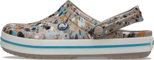 Crocs Unisex Men's and Women's Crocband Graphic Clog, Multi/Mushroom, 6 US
