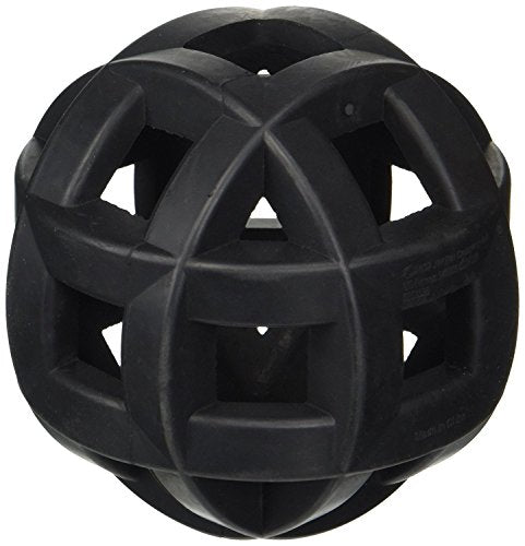 JW Hol-ee Roller Dog Fetch Treat Dispenser Puzzle Ball for EXTREME Chewers; Medium 4.5 Inch Diameter