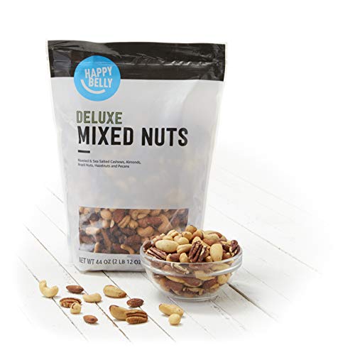 Amazon Brand - Happy Belly Deluxe Mixed Nuts, 44 Ounce