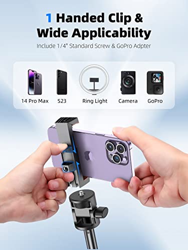 [Newest] 62' Selfie Stick Tripod with Remote - Kaiess Tripod for iPhone, High Strength Legs and Extendable Tube Tripod Stand, Fit for iPhone 14 Pro Max/14 Pro/13 Pro Max/Samsung S22/Camera/GoPro