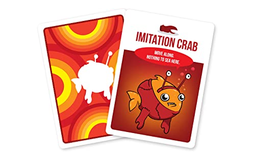 You've Got Crabs by Exploding Kittens: Imitation Crab Expansion Pack - Family Friendly Party Games - Card Games for Adults, Teens and Kids