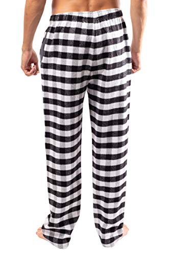 Ultra Game NBA San Antonio Spurs Mens Sleepwear Super Soft Flannel Pajama Loungewear Pants, Team Color, Medium