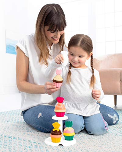 Skip Hop Play Food Set, Zoo Sort and Stack Cupcakes (Discontinued by Manufacturer)