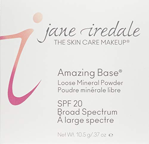 jane iredale Amazing Base Loose Mineral Powder, SPF 20, Amber , 0.37 Ounce (Pack of 1)