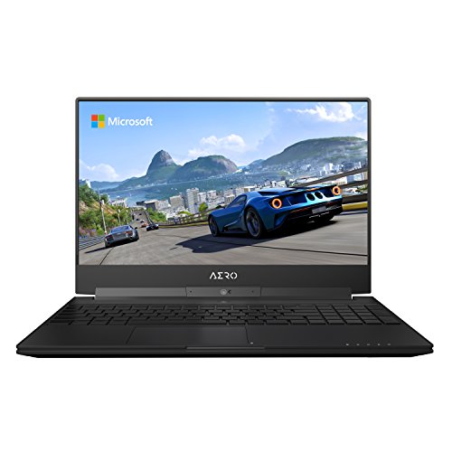 GIGABYTE Aero 15W v8-BK4 15' Ultra Slim Gaming Laptop 144Hz FHD X-Rite i7-8750H, GeForce GTX 1060, 16G RAM, 512GB SSD, Metal Chassis, RGB Keyboard