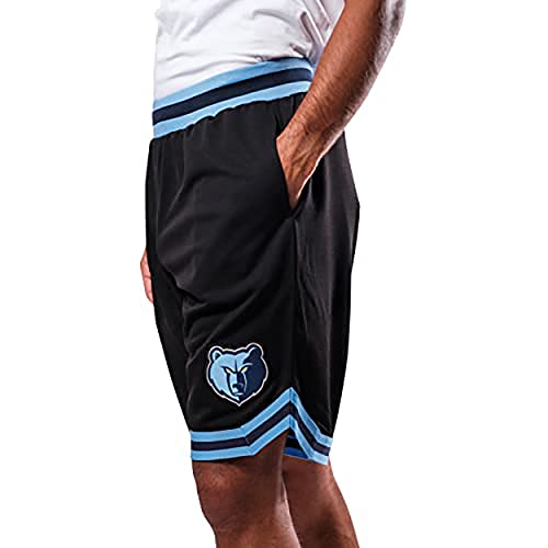 Ultra Game NBA Memphis Grizzlies Mens Woven Basketball Shorts, Team Color, Medium