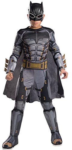 Rubie's Boy's Justice League Deluxe Tactical Batman Costume, Small, Black and Grey