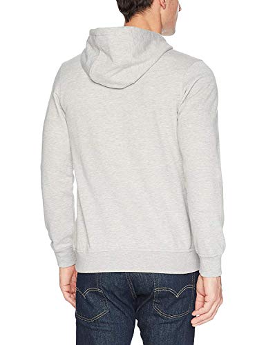 Helly Hansen Men's HH Logo Hoodie, 949 Grey Melange, Medium