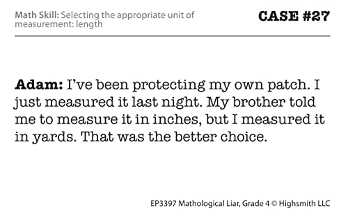 Edupress Mathological Liar, Grade 4