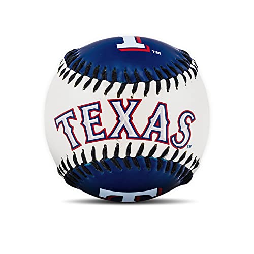 Franklin Sports Texas Rangers MLB Team Baseball - MLB Team Logo Soft Baseballs - Toy Baseball for Kids - Great Decoration for Desks and Office