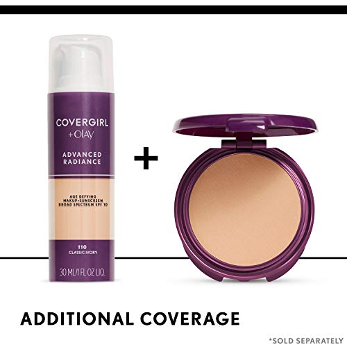 COVERGIRL Advanced Radiance Age Defying Foundation Makeup Soft Honey, 1 oz (packaging may vary)