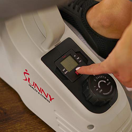 Sunny Health and Fitness Magnetic Under Desk Mini Bike Pedal Exerciser